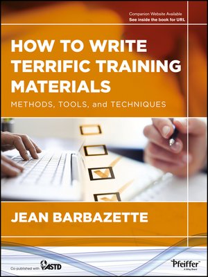 cover image of How to Write Terrific Training Materials